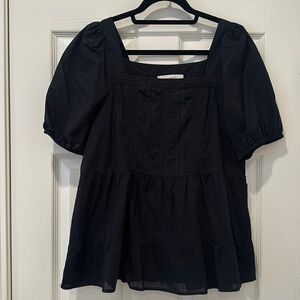 Loft black blouse